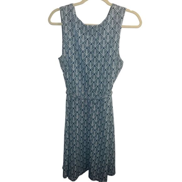 ✨41 Hawthorne Lorene Faux Wrap Knit Sz Large Blue Dress✨ - Picture 7 of 11